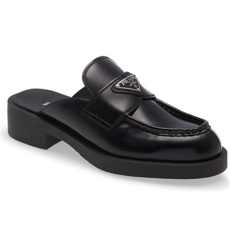 prada loafer mule|chunky prada loafers.